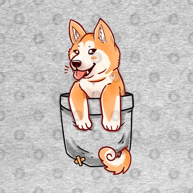 Pocket Cute Akita Puppy by TechraPockets